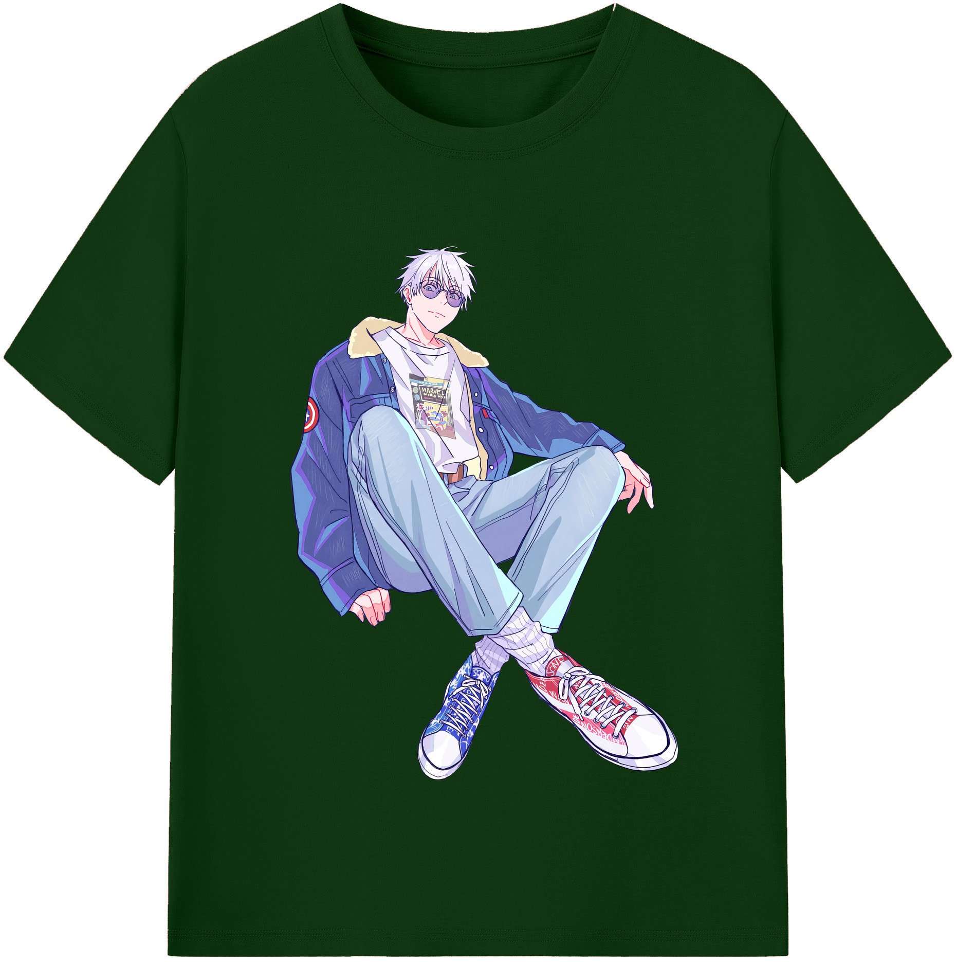 （画像用） 呪術廻戦 Jujutsu Kaisen 綿100％半袖Tシャツ（フロントプリント）